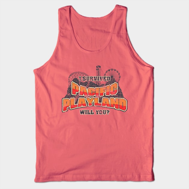 I Survived Pacific Playland Tank Top by robotrobotROBOT